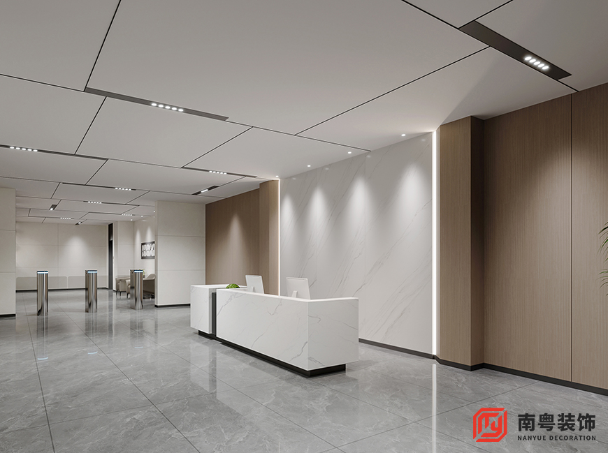 广州市南沙区某安保公司5000㎡办公楼装修设计
